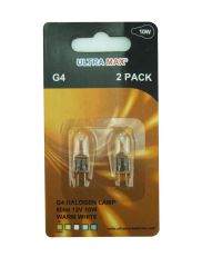 Ultra Max Halogen Bulb G4 12V 10W 80 Lumen`s - Warm White