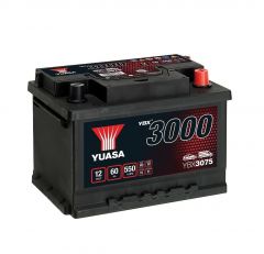 Yuasa YBX3075 (075 Professional), 12V 60Ah 550A  SMF Battery (3 Years Warranty)