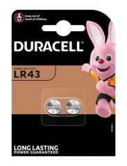 Duracell Alkaline LR43 1.5V Battery - Pack of 2