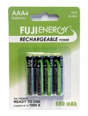 Fuji Energy Rechargeable AAA 600 mAh