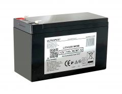 Ultramax 12v 7Ah Lithium Nickel Manganese Cobalt Oxide (LiNiMnCo, NMC, NCM) Battery